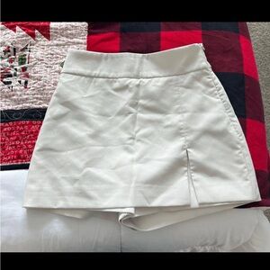 Zara white skort